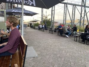 Part of the terrace at Barkade in Den Bosch