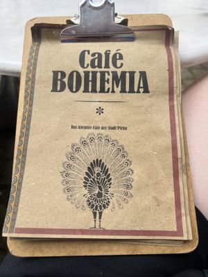   at Café Bohemia in Pirna