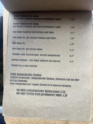   at Café Bohemia in Pirna