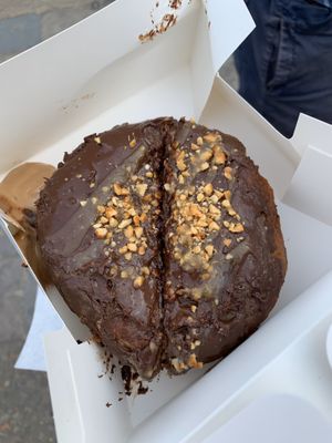 Snicker donut at Tastopia  in Loughton