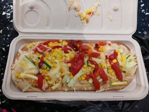 Amazing flat. They didn't have the burger when I came but the flat was good, they don't have it on the menu so you actually have to ask for it at MIA - Estefan Kitchen - N Terminal in Miami