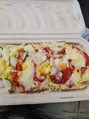 Vegan flatbread at MIA - Estefan Kitchen - N Terminal in Miami