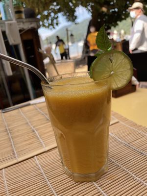 Mango juice at Canoa in Rio De Janeiro