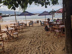 Outside seating at Canoa in Rio De Janeiro