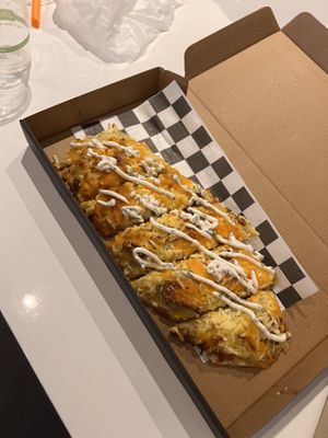 Mashed Potato Flatbread  at Birch Cafe in Highland Heights