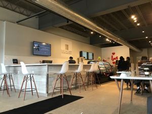 the interior at Birch Cafe in Highland Heights