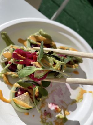 Ceviche life roll at The Village in San Diego