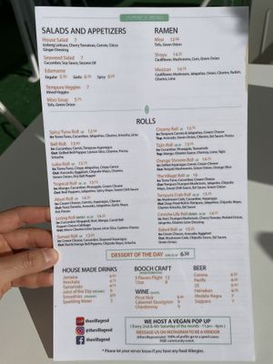 Menu2 at The Village in San Diego