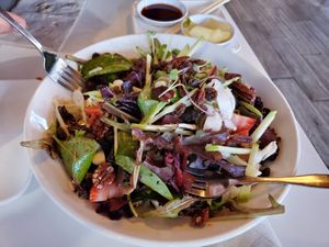 Amazing mixed green 🥗 at The Village in San Diego
