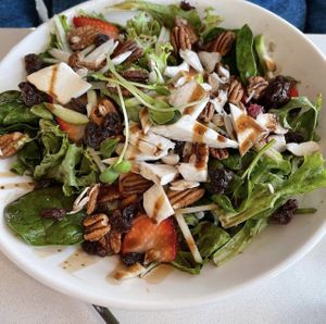 Garden salad at The Village in San Diego