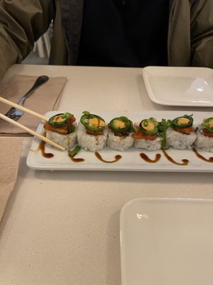 THE VILLAGE IS ABSOLUTELY DELICIOUS! Best vegan roll I’ve ever tried to date   at The Village in San Diego