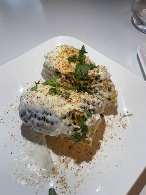 Elote! Just how I remember it   at The Village in San Diego