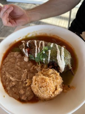 Chile relleno  at The Village in San Diego