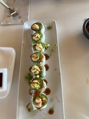 Village sushi roll  at The Village in San Diego
