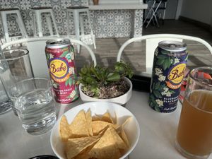 Buchas and free chips  at The Village in San Diego