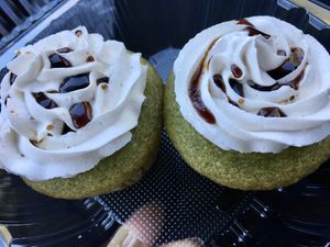 Pandan Cupcakes  at Loving Hut in Redlands