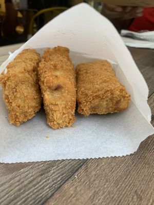 Indonesian croquettes  at Loving Hut in Redlands