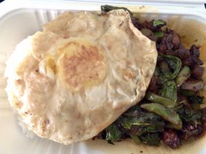 Thai Basil Rice at Loving Hut in Redlands