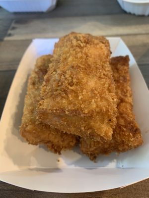 Indonesian croquettes   at Loving Hut in Redlands