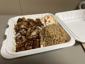 Indonesian Teriyaki  at Loving Hut in Redlands