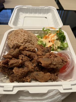 Crispy Oyster Mushrooms  at Loving Hut in Redlands