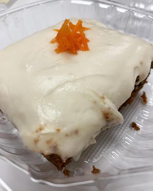 Carrot cake at Loving Hut in Redlands