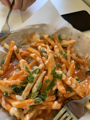 Buffalo fries  at Loving Hut in Redlands