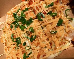 Veggie Pancake at Loving Hut in Redlands