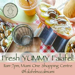 Falafel Mazal - best falafel in the Gold Coast! at Falafel Mazal - Kiosk in Miami
