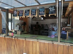 Lovely little kiosk set up at Falafel Mazal - Kiosk in Miami