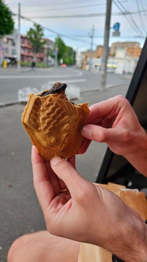 Black sesame at Tokachi Taiyaki in Sapporo
