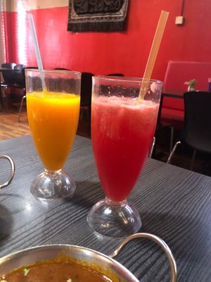 Watermelon and mango  at Danish Briyani House in Penang