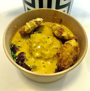 Katsu curry at Fuchsia - Barsha Heights in Dubai