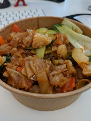Vegan Pad See Ew at Fuchsia - Barsha Heights in Dubai
