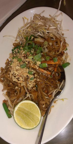 Vegan Pad Thai  at Fuchsia - Barsha Heights in Dubai