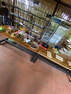 Ban xeo set up   at Phu Quoc Countryside in Phu Quoc