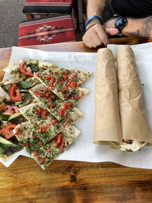 Manakish and Rollo  at Arabiano in Bremen