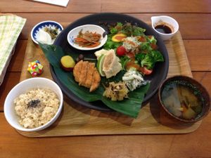 vegan set at Chant in Ito