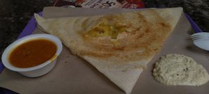 Masala dosai $4 at Shree Bhaavan - Lau Pa Sat in Central Singapore