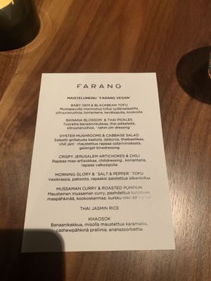   at Farang in Helsinki