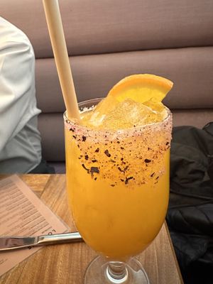 Mango mocktail  #Veganuary at Lolita in San Miguel De Allende