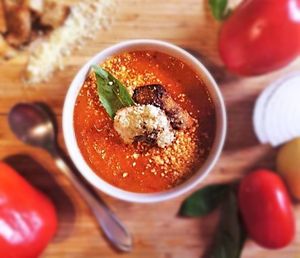 Daily soups are never boring.  at RubyJoy's in San Miguel De Allende