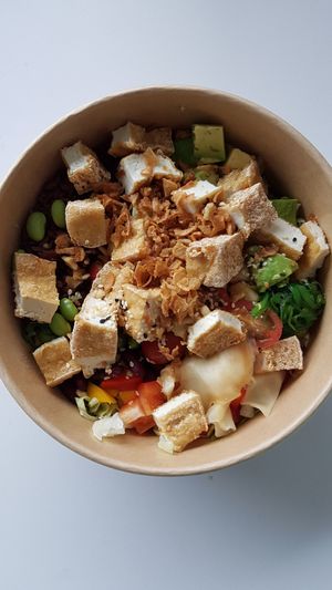 Buddha bowl at Soul Bowls and More in Munich