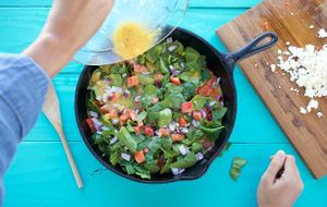 salad at Greens N Grains in Egg Harbor