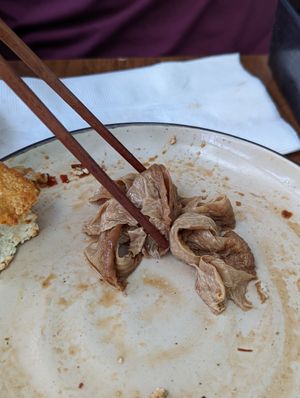 Tofu skin at Fei's Cafe in Albuquerque