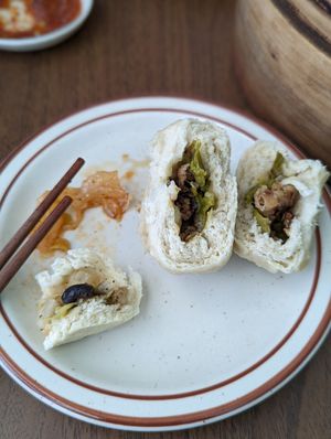 Steamed bun at Fei's Cafe in Albuquerque