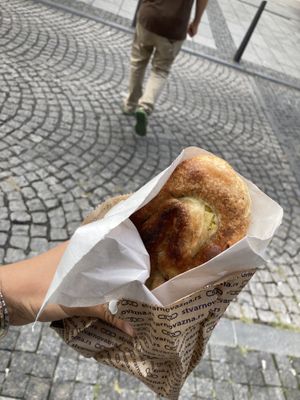 Potato filling  at Kljuch Bakery in Belgrade