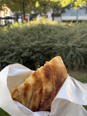 Potato pie   at Kljuch Bakery in Belgrade