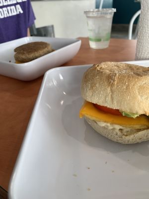 My garlicky aioli and avocado breakfast sandwich (not remembering official names!) at Life - The Vegan Drive Thru in Cape Coral