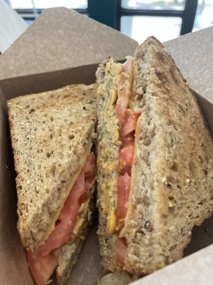 Tuno melt! Amazing!   at Life - The Vegan Drive Thru in Cape Coral